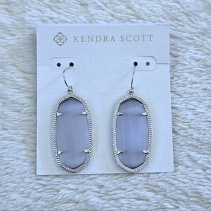 Kendra Scott "Elle" Drop⬇️ Earrings in Slate Cat's🐱 Eye👁